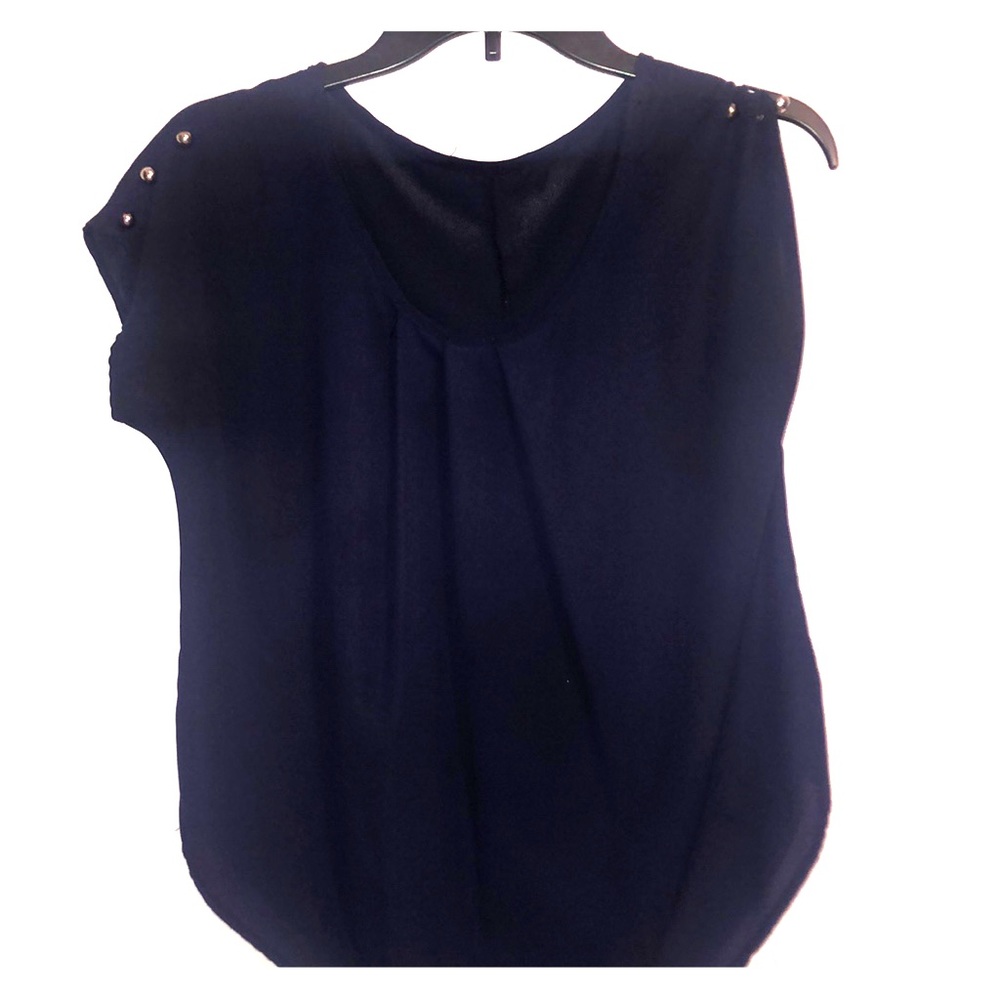 Navy blouse small